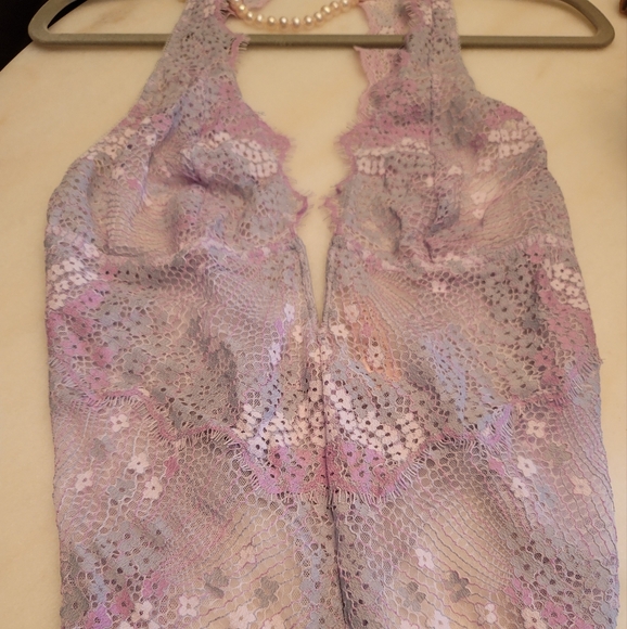 NWT Dream Angels Victoria Secret Lace Teddy Sz L - Picture 9 of 12